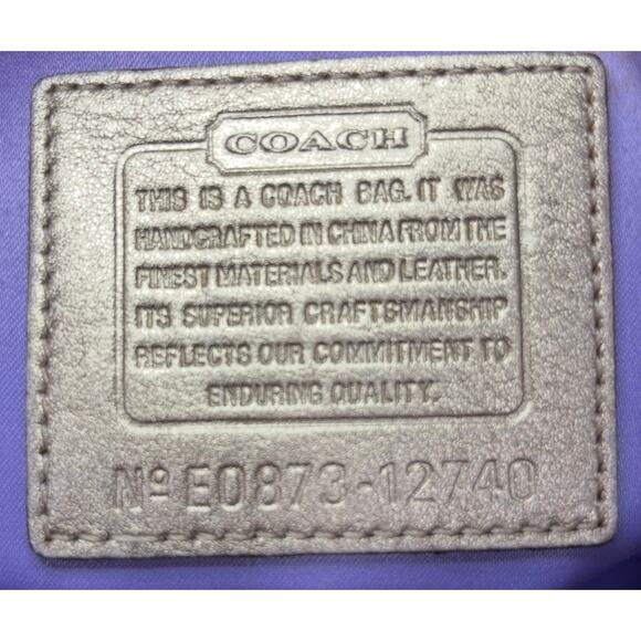 Y2K Coach 12740 Limited Edition Patchwork Gallery Tote & Wristlet - Picture 14 of 15